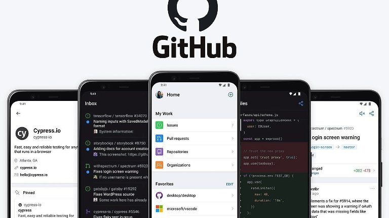 La aplicación móvil de GitHub ya no está en versión beta y ahora está disponible para iOS y Android